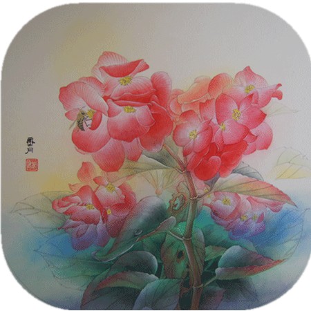 海棠不惜胭脂紅