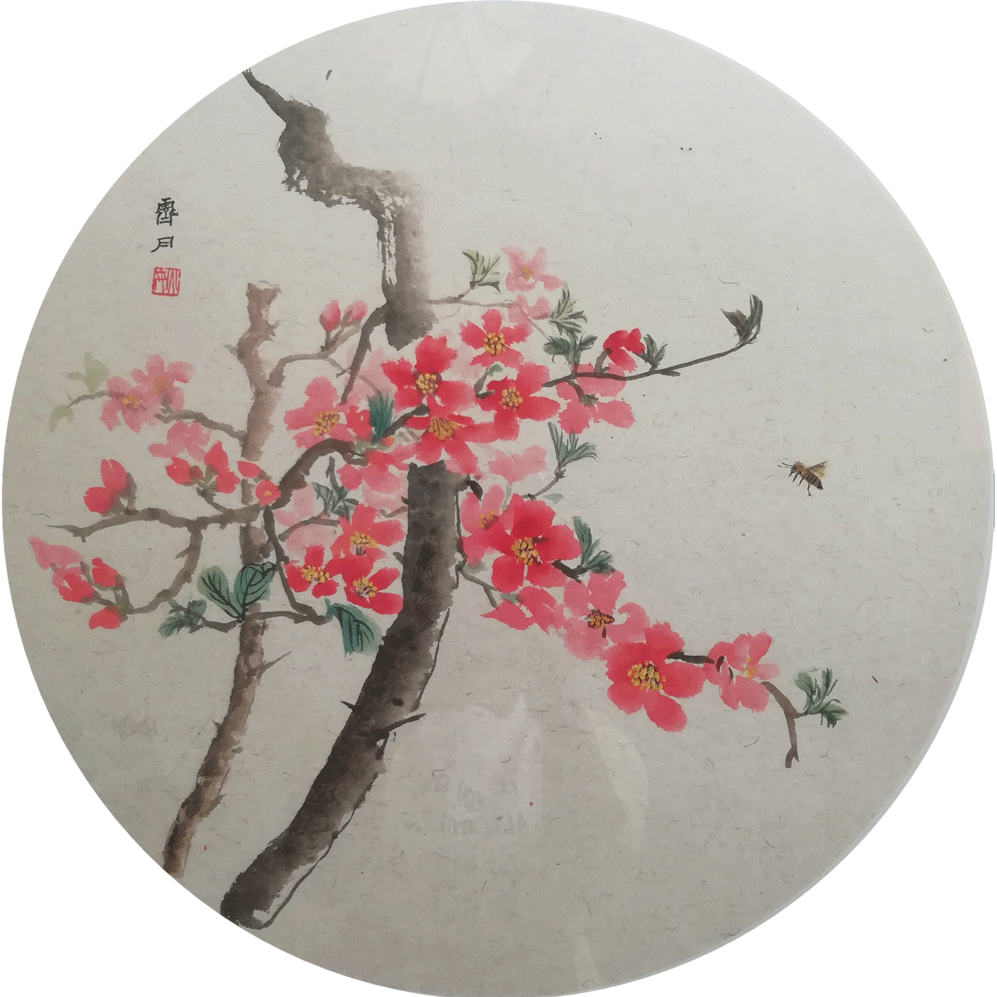 海棠不惜胭脂色