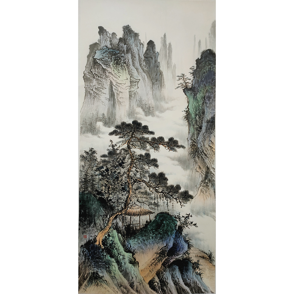 秀峰圖二