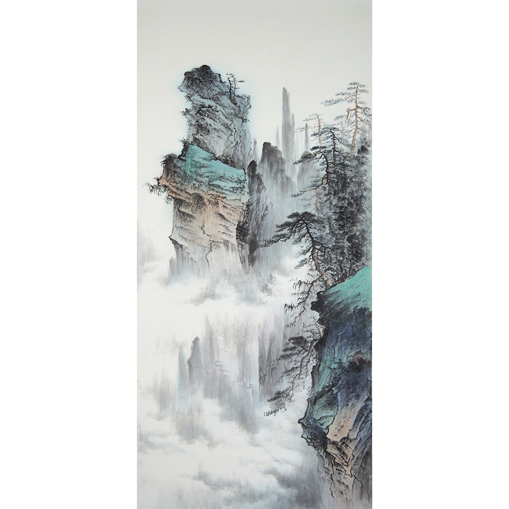 秀峰圖三